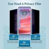 2PCS Full Coverage Privacy Hydrogel Film for Motorola Edge 60 Fusion 60 Stylus 50 Ultra 40Pro 50 Neo Anti-spy Soft Film No Glass
