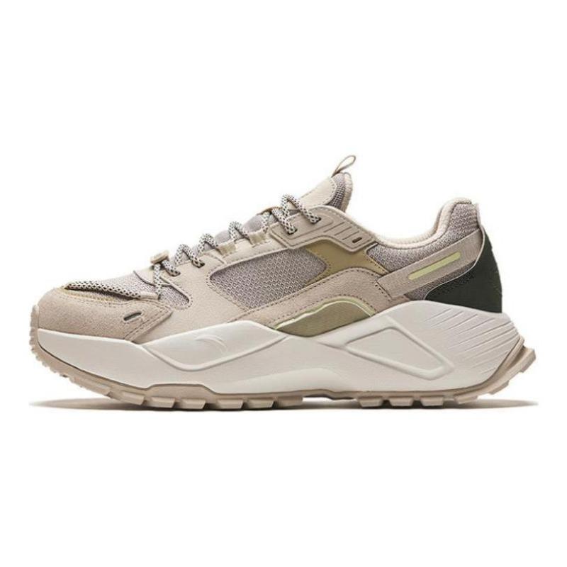 Anta Xingchuan men low top dad shoes white grey cushioned durable height-increasing 912418848-3 42