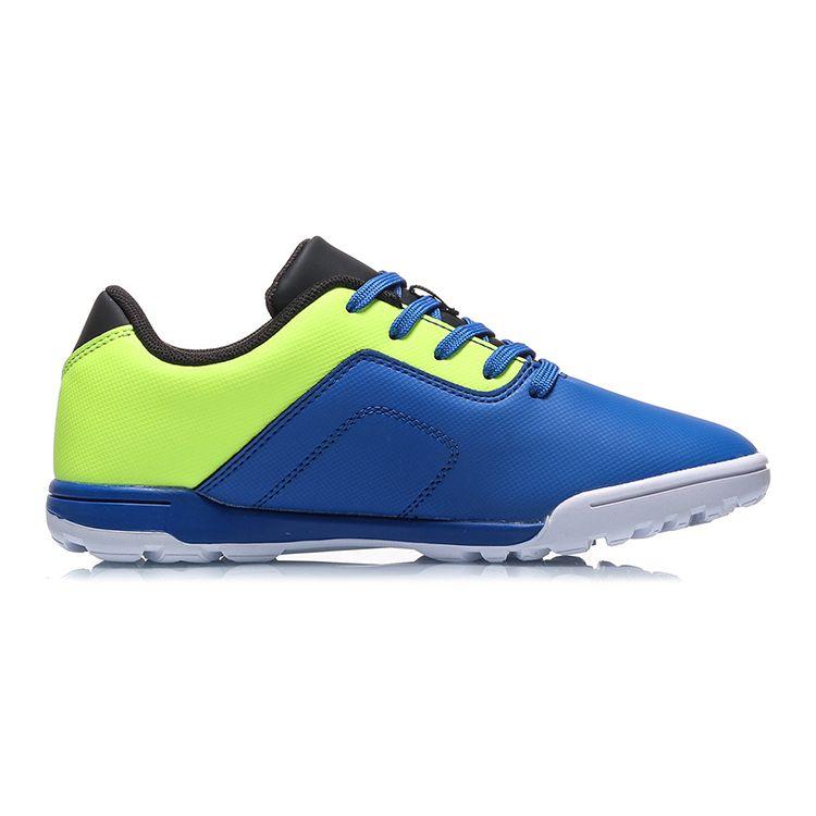 Li Ning Youth Professional Training Shoes Low Top Football Shoes Kids sneaker Blue YKGQ002-3