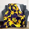 1pc Floral Pattern Blanket Warm, Cozy, And Soft, Suitable for Sofas, Beds, Cars, And Office Use.Perfect for Camping And Travel, Making It a Great Gift