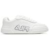 FILA Game Point Synthetic Leather Comfortable Shockproof Breathable Low-Top Sneakers Men sneakers White F12M031303FSW