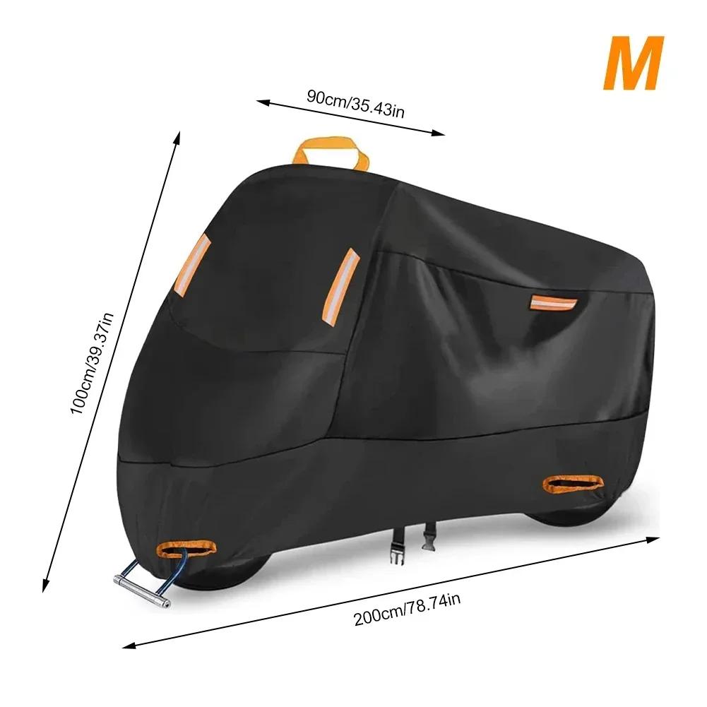 

Motorcycle Cover All Season Waterproof Universal Outdoor Protection Against Dust Debris Uv Protection 210D Thick Oxford M-XXXXL