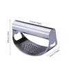 Upgraded Stainless Steel Garlic Press Squeezer Manual Garlic Ginger Rocker Crusher Garlic Cutting Mince Tools Kitchen Gadgets