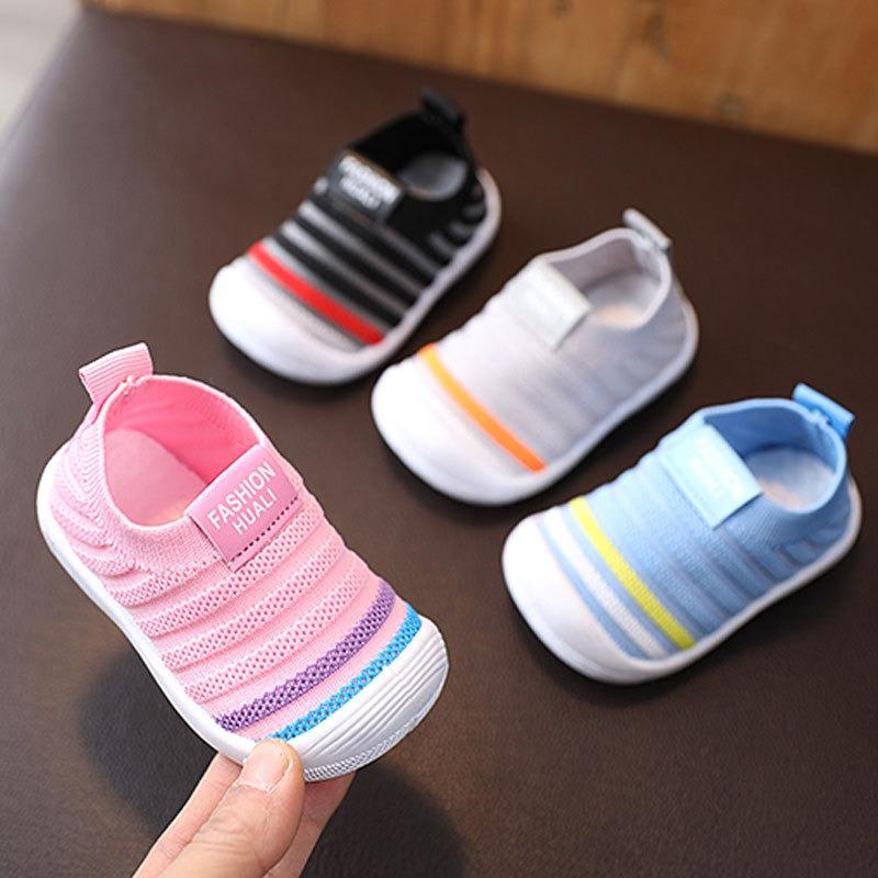Infant Walking Shoes Baby Soft-Soled Non-Slip Unisex Cloth Shoes for Indoor & Outdoor Use Cute Soft Shoes for Kids