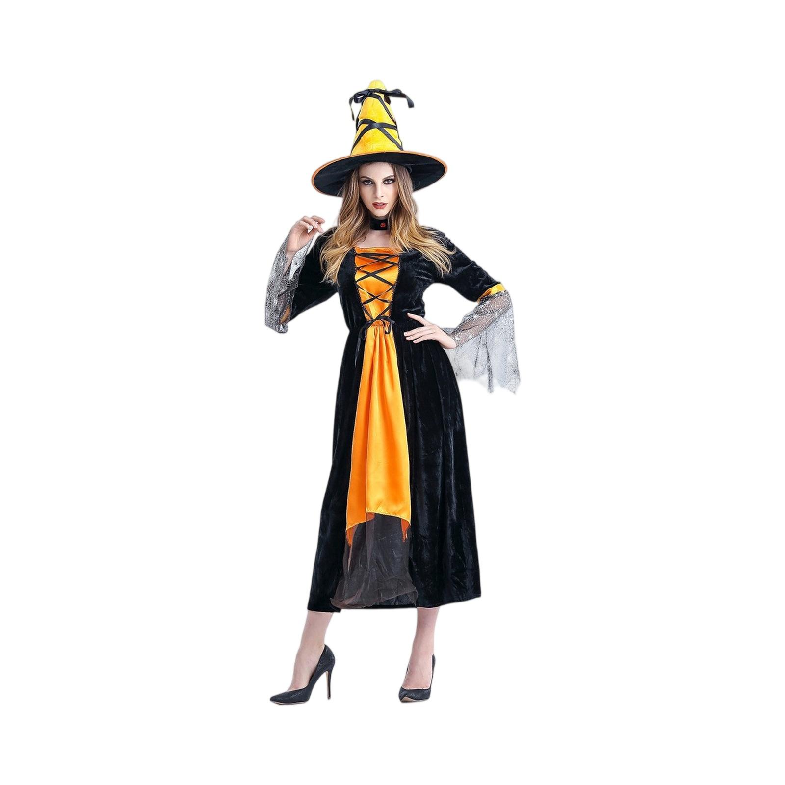 

Halloween Costume, Witch Costume, Cosplay Costume, Witch Cosplay Performance Costume XL