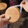 Transparent Sealed Glass Jar for Grains, Cereals, Dried Fruits, Tangerine Peel, and Tea.