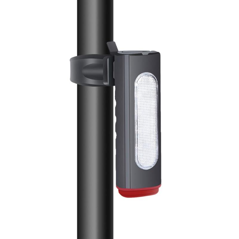 Bike Tail Light, 1200mAh, 4 Hours, Bright LED USB Rechargeable Bike Tail Light, 6 Light Modes Optional, IPX4 Waterproof 1