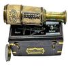 Antique Brass Victorian Marine Telescope with Box Wood, Traveling Nautical Gift Antique Telescope 43.18 Cm