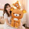 New 28/60cm Rilakkuma Knee Hugging Kawaii Easy Bear Plush Doll Toys Soft Stuffed Pillow Toys Room Sofa Decoration Birthday Gifts