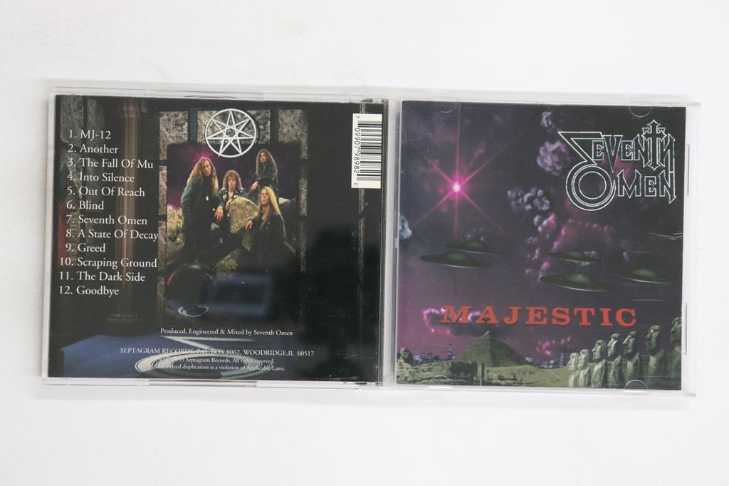 CD SEVENTH OMEN - Majestic SEP9898CD SEPTAGRAM 1995 US Metal Used