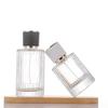 15 Threaded Vertical Stripe Transparent Perfume Spray Decanting Bottle