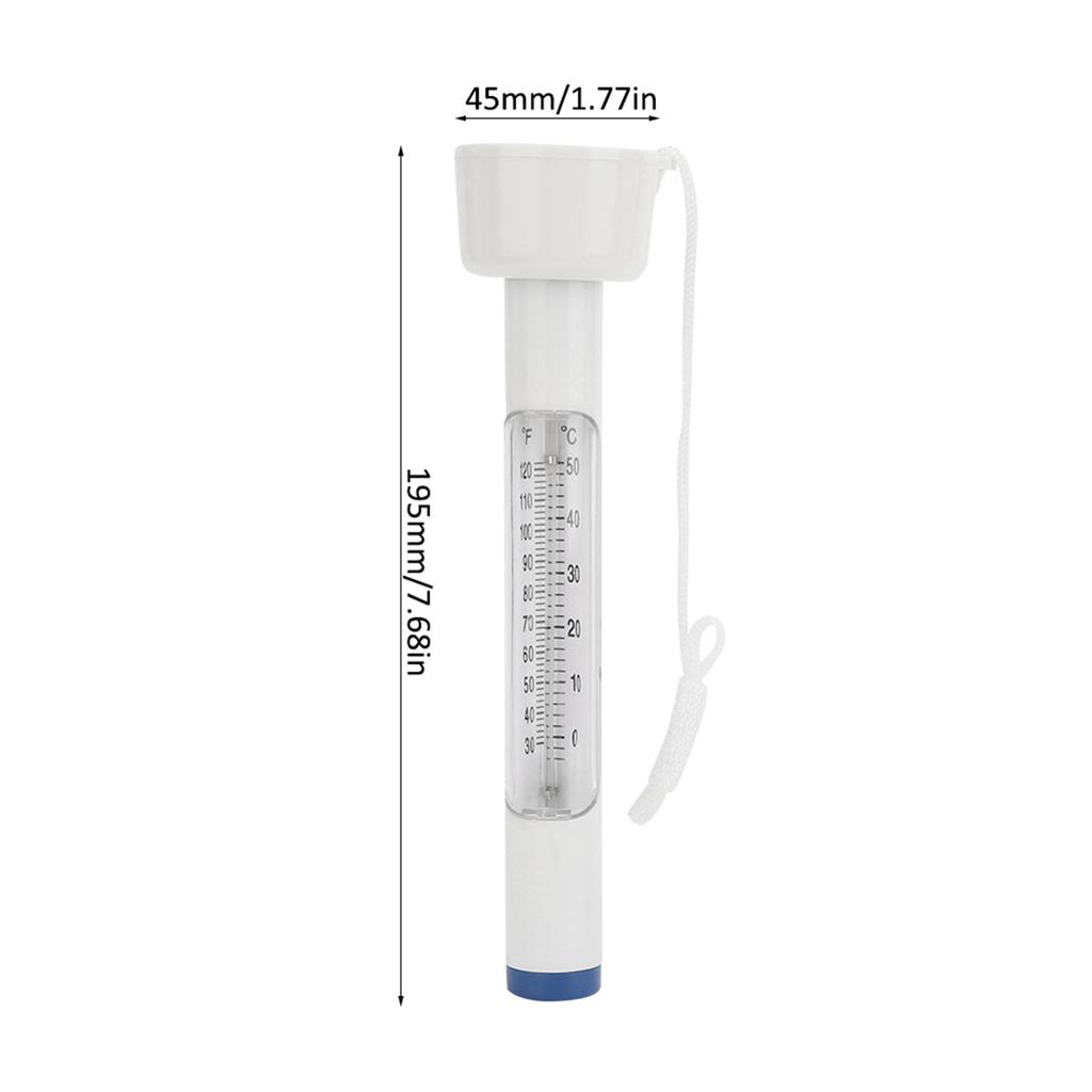 2PCS High Quality Compact Lightweight Swimming Pool Water Temperature Meter Thermometer