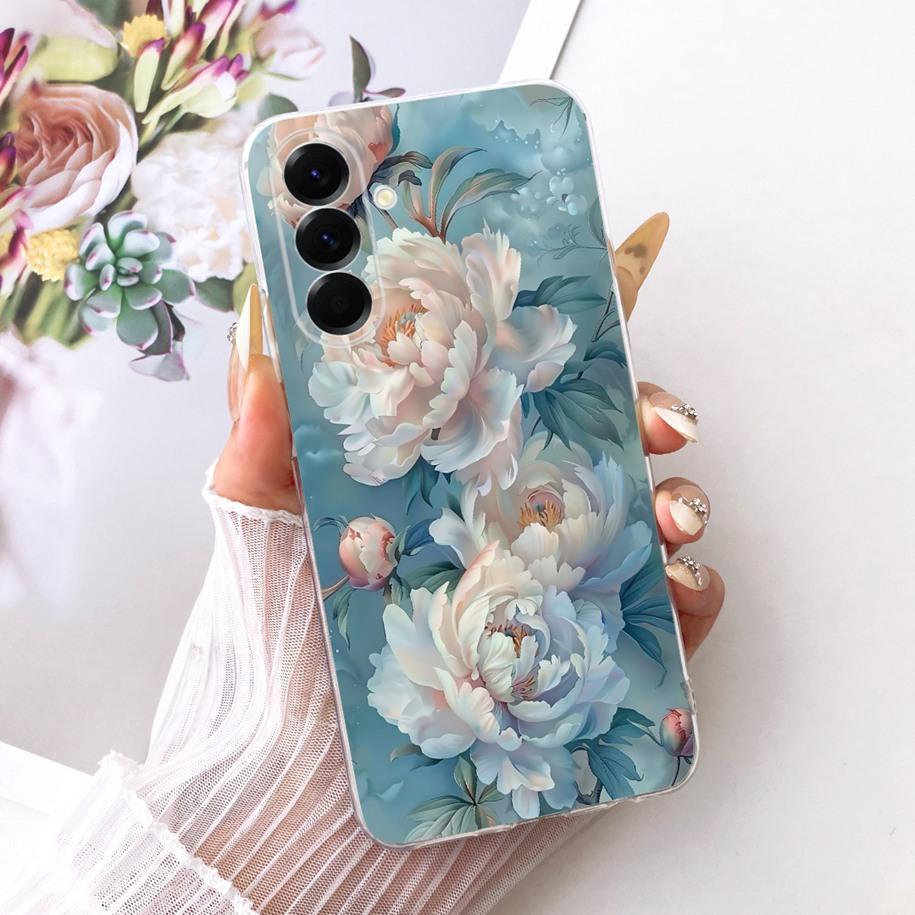 Case For Samsung Galaxy A37 5G Cover SM-A376B Popular Flower Soft Slim Silicone Cover For Samsung A57 A17 2025 A576B A176B Funda