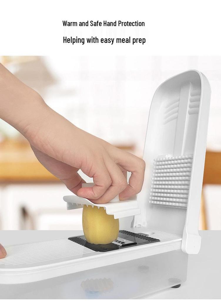 Multi-Function Manual Vegetable Cutter & Grater - Carrot & Potato Slicer