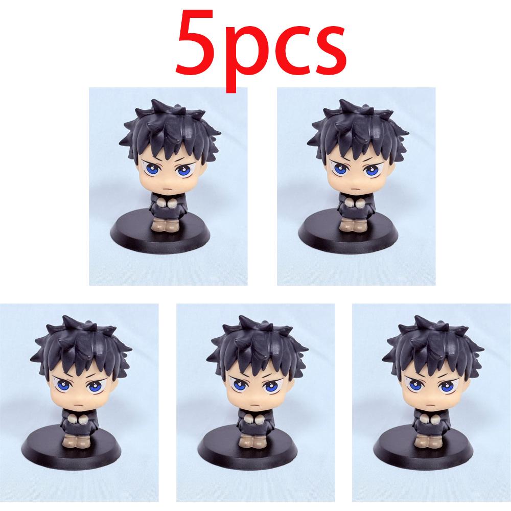 1-5pcsOriginal Jujutsu Kaisen Anime Figure Look Up Kkotsu Yuta Geto Suguru Anime Figure Q Version Cute Model Toys
