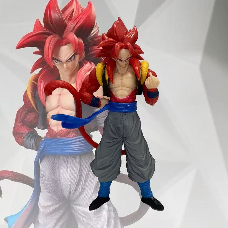 Dragon Ball Handmade Small NP Super Four Wujita Super Saiya Crowd Play Anime Handmade Model Ornament