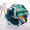 1pc Outdoor Umbrella with Cute Anime Characters - Automatic Opening/Closing, Portable 3-Fold Design, 8-Rib Iron Frame - Perfect Gift for Fans, Tr