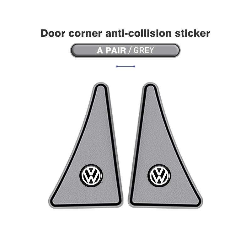 Valve Stems Caps For Volkswagen VW Car Door Corner Protective Cover Stickers Cover Car Accessories Polo Jetta Sagitar Magotan Pa zg0