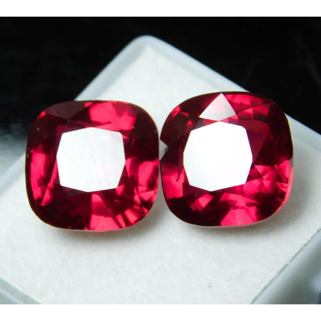 Natürlicher Rubin Kissenform Makelloses Rot 18,00 Ct ZERTIFIZIERTER loser Edelstein