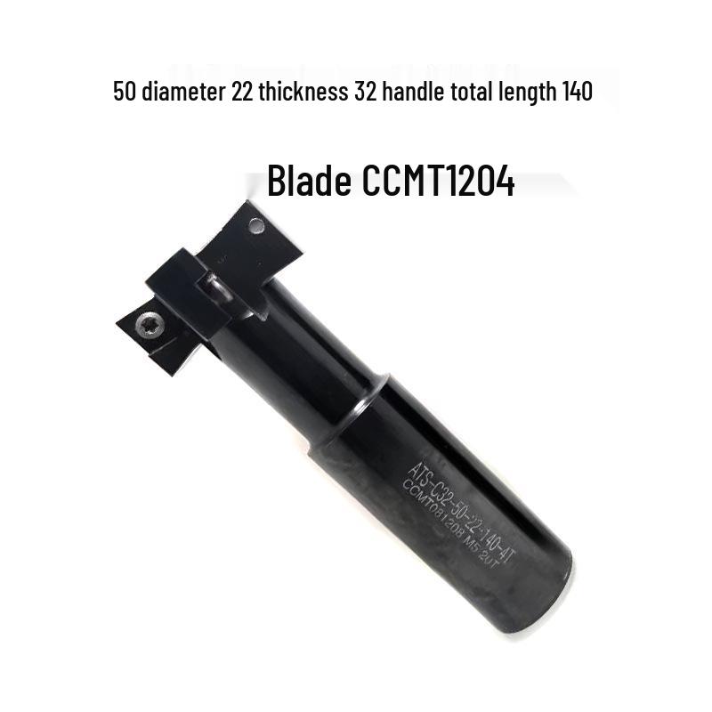 CNC Three-Sided Face & T-Slot End Mill Holder, Straight Shank ATS-C32/40/50*14*18*22