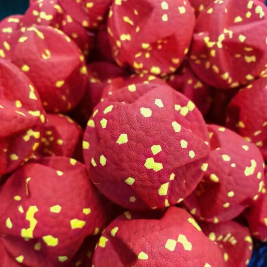ETPU Hundeball Kauspielzeug Aggressiver Kauer Interaktiver Bissfester Ball Spielzeug Kleiner Mittlerer Großer Hund