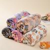 Warme Deken voor Huisdier Kat Herfst Winter Gezellig Verdikt Fleece Kitten Pootafdruk Bedmat voor Kleine Middelgrote Grote Katten Hond Chihuahua Benodigdheden