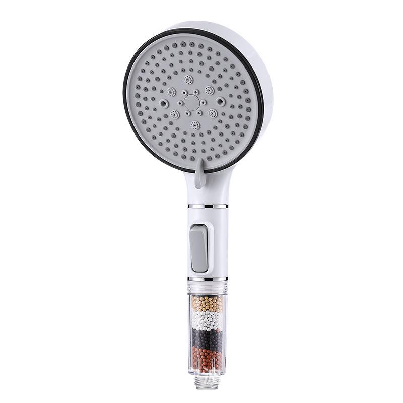 Five-Speed Large Panel Handheld Shower Head with Hose