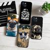 Cute Pug Dog Case for Samsung M55 M35 M15 A02 A05S A05 A06 A15 A12 A13 A10 A16 A20 A22 A24 A25 A30 A31 A32 A33 A35 A42 A50