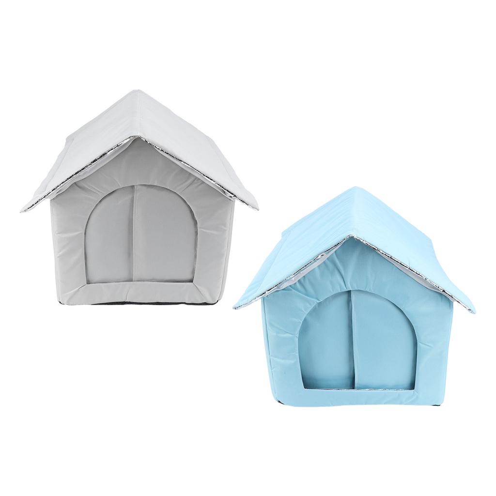 Outdoor Cat House Water Resistant Weather Proof Spacious Enclosed Winter Insulated Cat Shelter for D