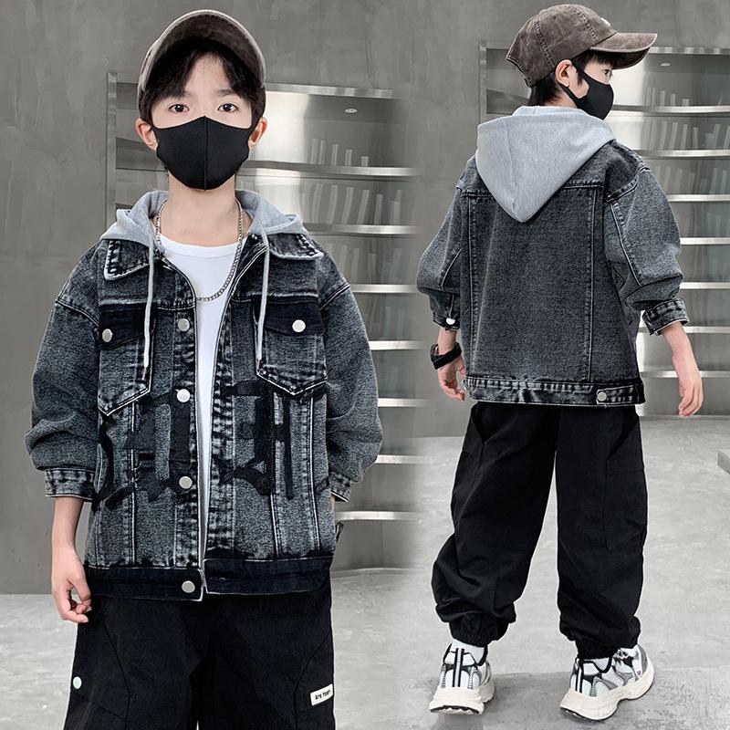Boys' Trendy Denim Jacket - Spring/Autumn Fashion Top for Kids