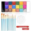20-Color Body and Face Oil Paint for Halloween and Christmas