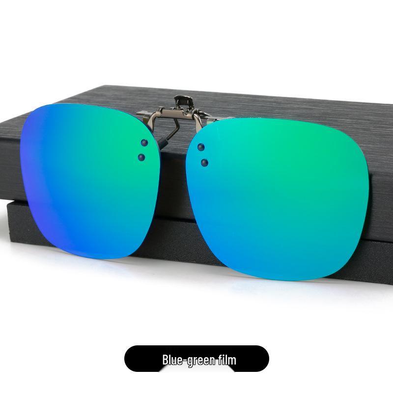 2025 Polarized Rimless Polygonal Clip-on Sunglasses for Day/Night Outdoor, Fishing, and Driving