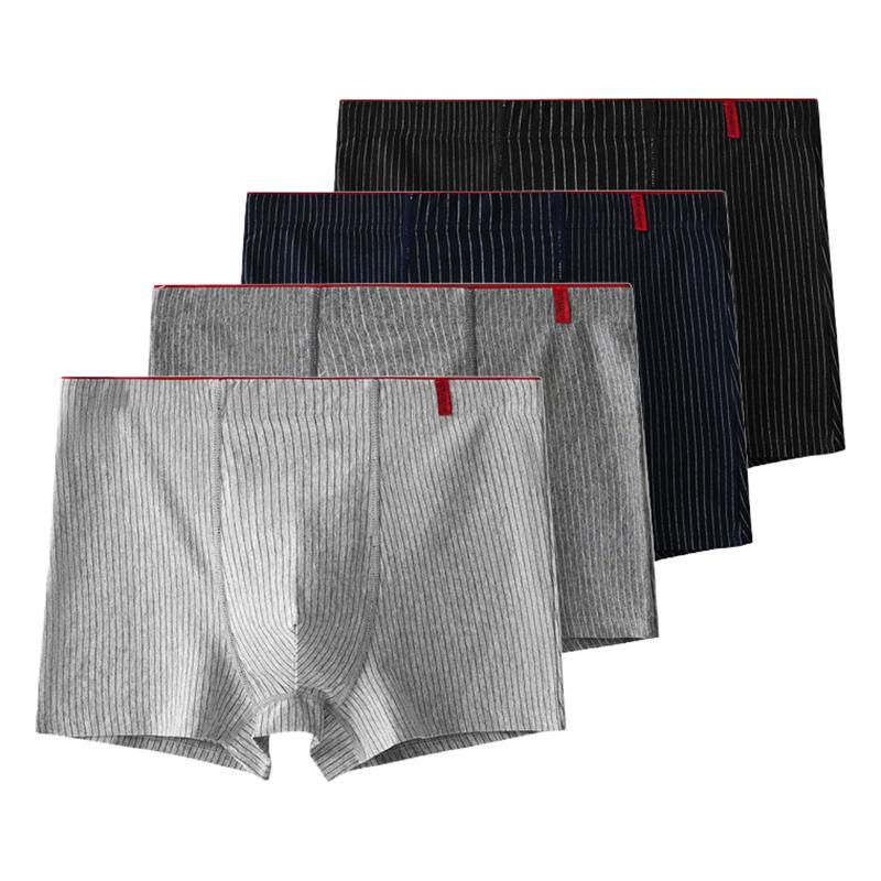 

4 шт. Мужские боксеры, ледяной шелк, прохладное нижнее белье, дышащие трусы, U-образные, L XL XXL 3XL 4XL XL