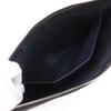 BALENCIAGA Navy clip M Clutch bag 373834 black lambskin unisex Used