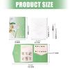 Art Doodling Book with 12 Color Watercolor Paint Water Brush Pen Stress Relief Painting Book For Children Adult Drawing
