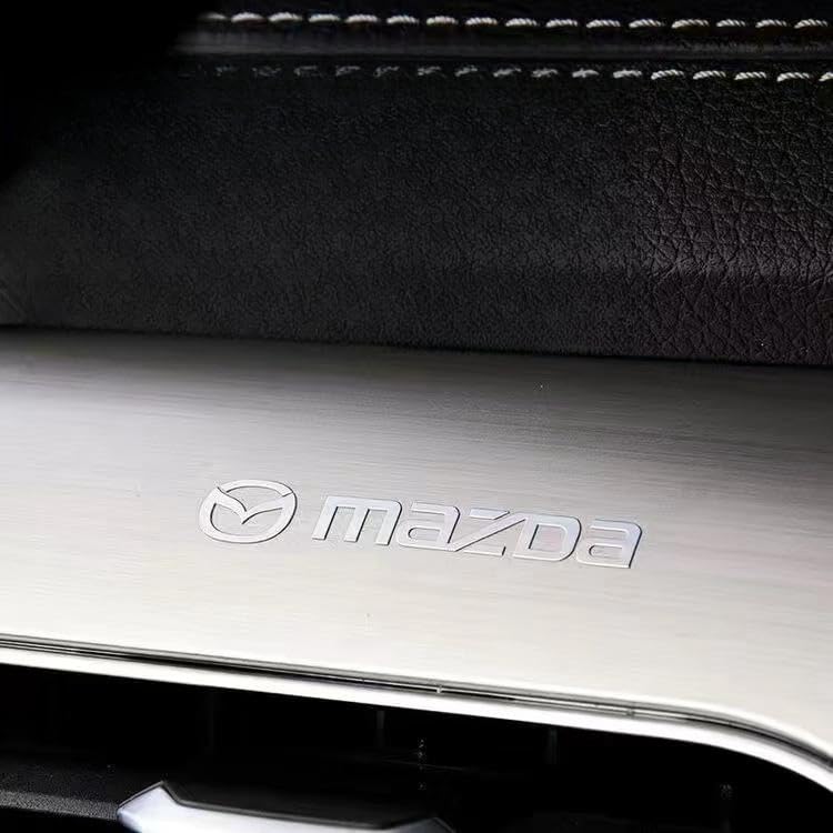 

AWX Mazda Car Sticker Metal Decorative Logo Badge Decal Universal Waterproof Heat Resistant Car Interior Decoration (CAI) 10-Pack