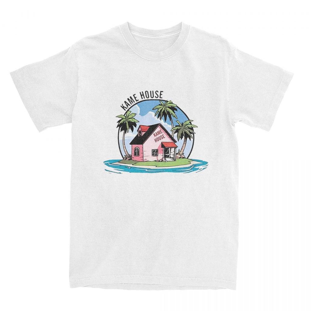 Turtle Island Kame House Anime Fans Gift T Shirt Merch for Men Women Pure Cotton Leisure Tees Short Sleeve Clothes All Seasons
