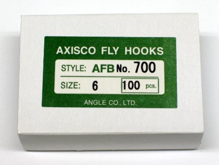 AXISCO Fly Hooks (100-Pack) AFB 700-#6 Fishing Hooks