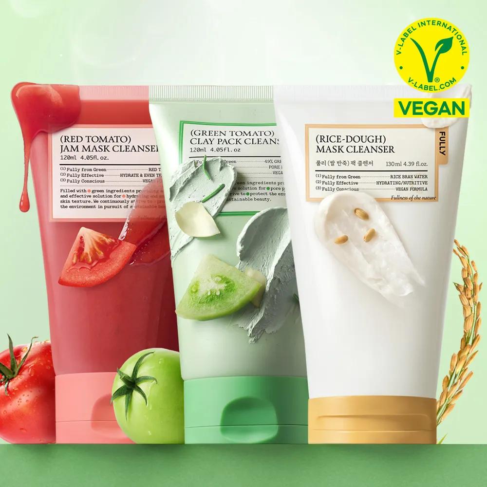 fully Pack Cleanser 120ml – Green Tomato/ Red Tomato/ Rice Dough