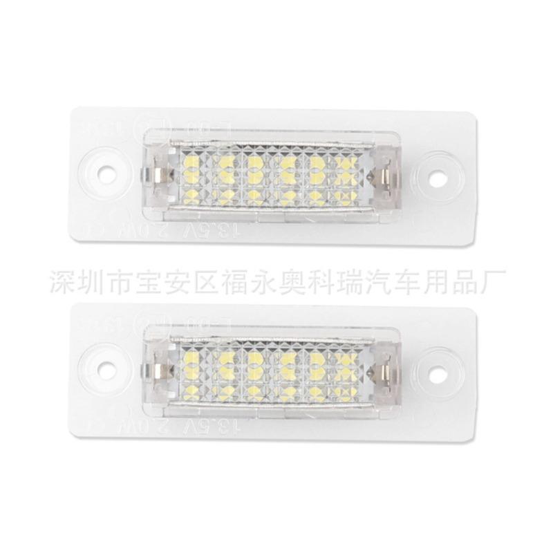 License Plate Light LED Compatible with Volkswagen T5 Touran Passat Caddy Car Accessories Auto Parts Lighting System