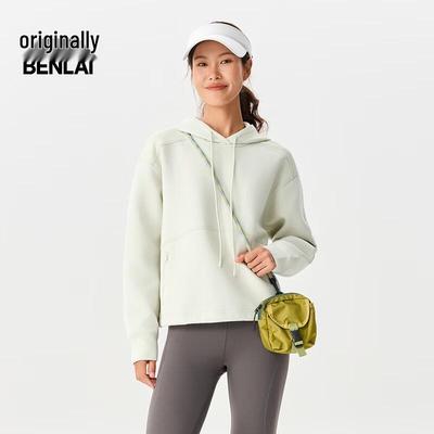 Benlai Women's 2025 Fall Loose Hooded Sweatshirt