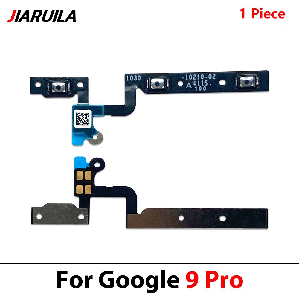 Power Switch On/Off Button Volume Control Key Button Flex Cable For Google Pixel 5 5A 6 6A 7 7A 8 9 Pro XL