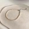 Dainashi 4-5mm Rice Shape Freshwater Pearl Bracelet for Women 16cm 18cm 20cm Adjustable 925 Sterling Silver Bracelet 2026 New