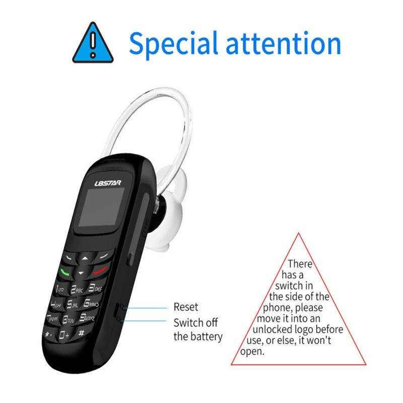 L8Star BM70 Mini-Mobiltelefon Bluetooth-kompatibles Handy Kabelloses Headset Handy-Dialer Gtstar