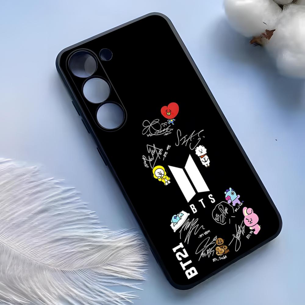 Hot-B-BTS-S Phone Case For Samsung S25 Ultra S24 S23 S22 S21 S20 Plus Fe Galaxy A54 A53 A34 A25 Silicone Cover