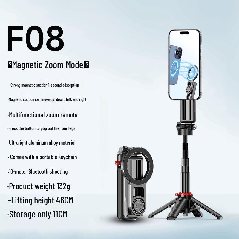 

CYKE Portable Bluetooth Selfie Stick & Magnetic Tripod with Focus Adjustment