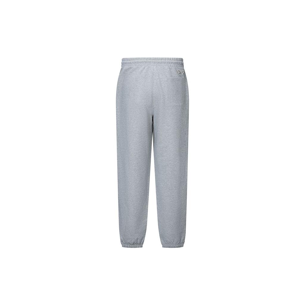 Reebok Casual Comfortable Versatile Knitted Sports Pants Unisex pants Light-Gray 24FRC601UGG3