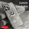 AAAQS1 BMW Styling Sudue Phone Case Stickers for iPhone 16 Pro 11 12 Mini 13 14 Pro 15 Pro Max 7 8 Plus XR XS MAX Black Soft Edge Cover