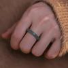 Fashion Non-Fading Vegetarian Ring Imitation Jade Thin Ring For Woman Vintage Jewelry Girls Accessories Gifts