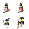 Pirate-themed Medieval Navy Admiral Building Blocks 4.5cm Height Abs Plastic